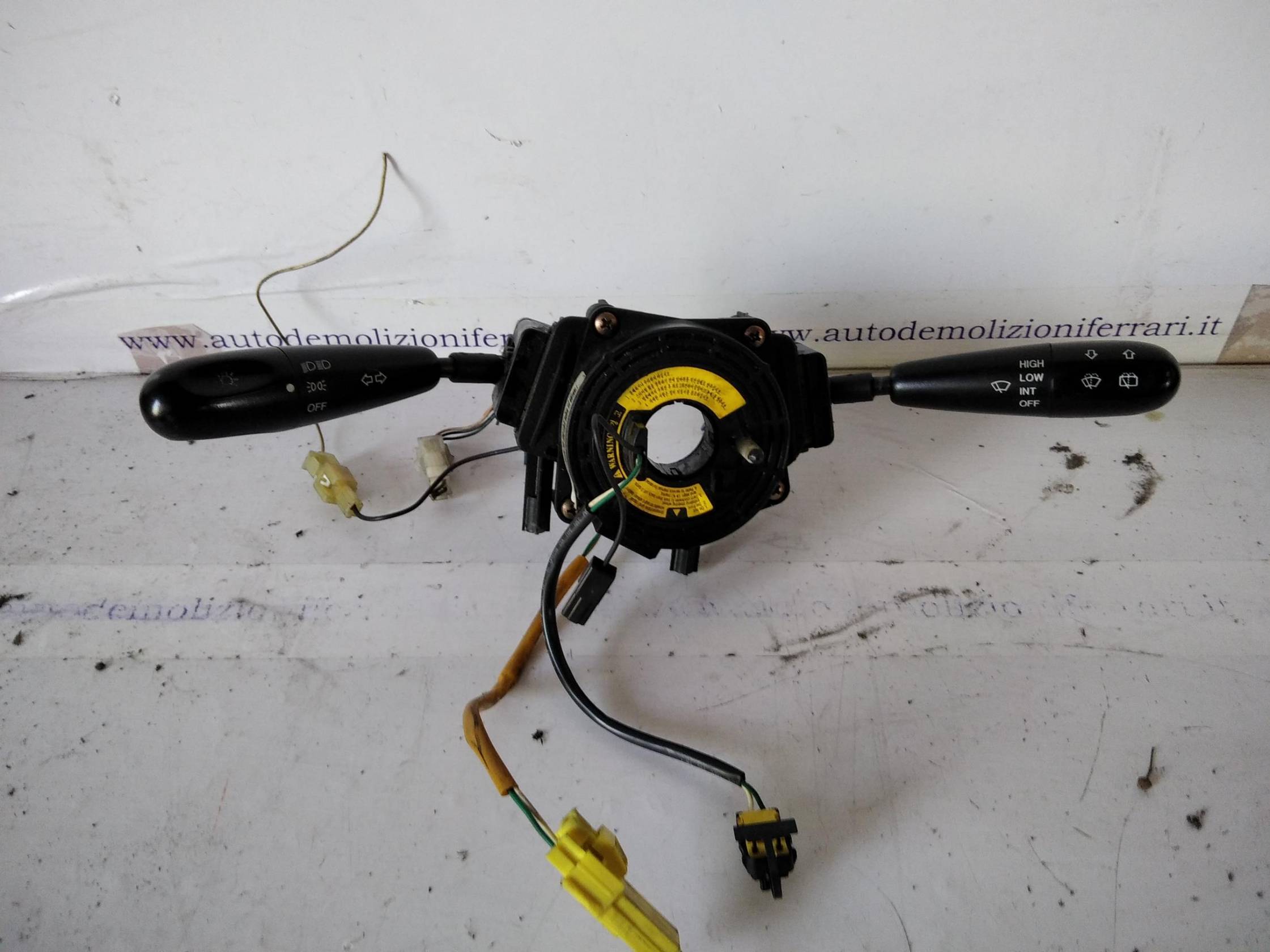 Blocco comando volante luci